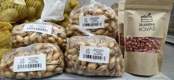 Sadbové brambory, sazečka a hrášek